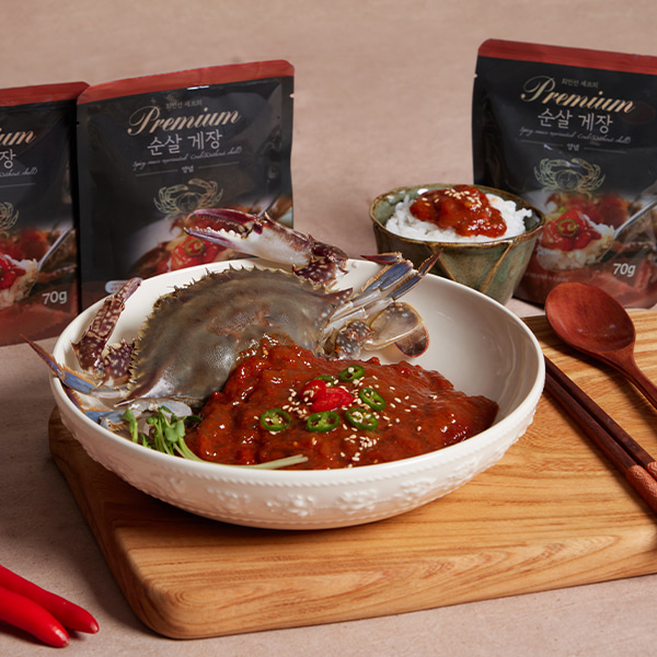 최인선 셰프의 프리미엄 간장 양념 순살게장70g 3세트 총 6개 - 상세 이미지 2
