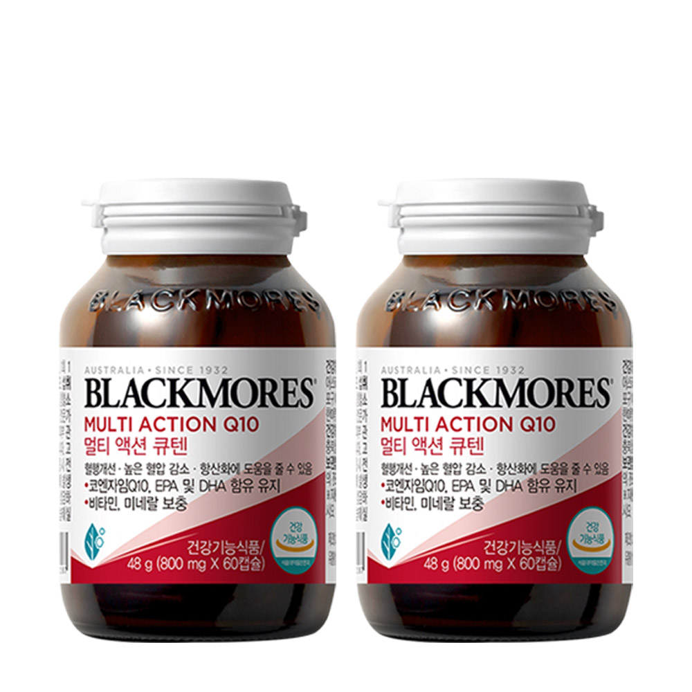 블랙모어스 멀티액션큐텐 60정 1+1 제품 이미지