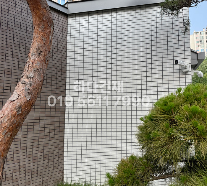 아이콧료와 안센트타일 501 세로결 시공사례 / 하다건재 아이코트료와 ICOTRYOWA 일본타일