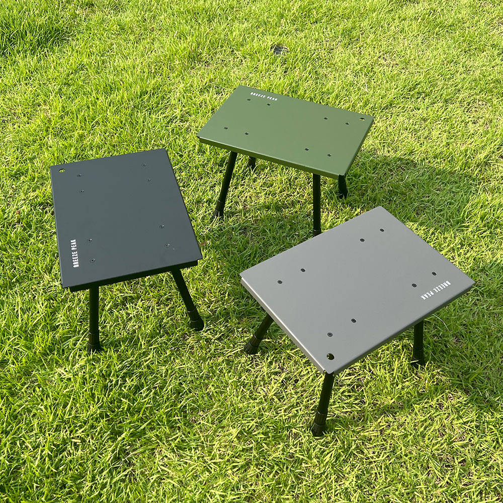 캠핑 멀티 테이블 사이드 보조 미니 경량 높이조절 택티컬 전술 그린 M