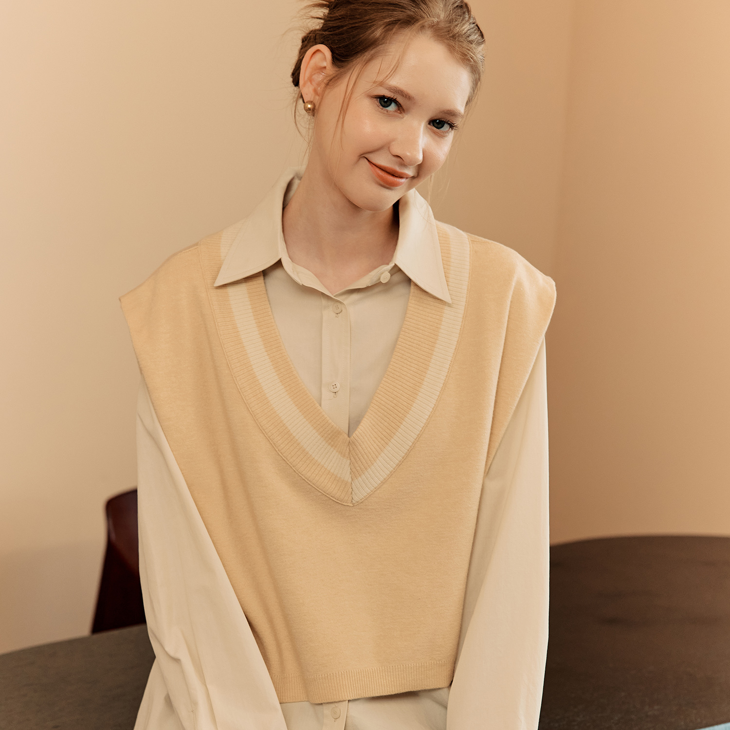 [제로스트릿][2컬러] 컨템포러리 니트 베스트 CONTEMPORARY KNIT VEST