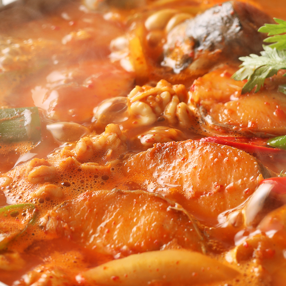 푸딩프렙 얼큰 동태탕 600g 명태곤이 북어육수 밀키트 간편조리세트 - 상세 이미지 3