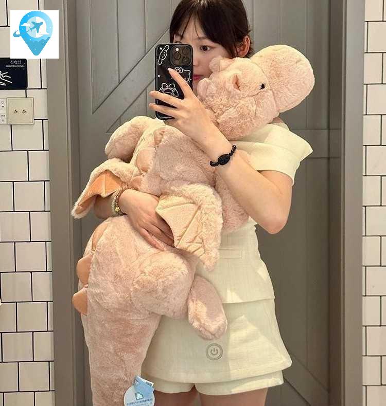 공룡 쿠션 인형 안고자는 베개인형 대형  용 청룡 베개 드래곤 - 상세 이미지 4