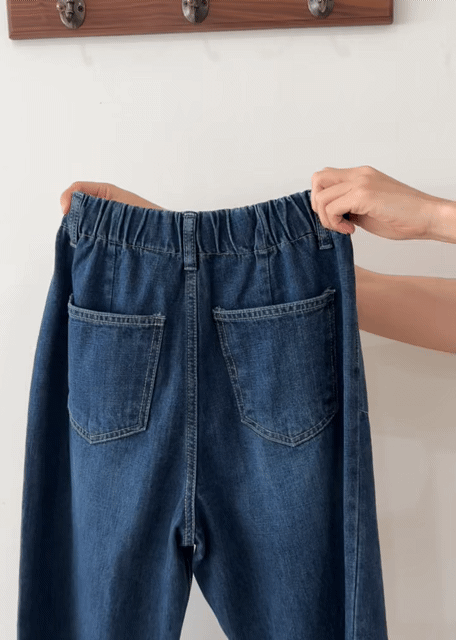 에브리 밴딩 라인 스트레이트 데님 팬츠 상세 이미지 6
