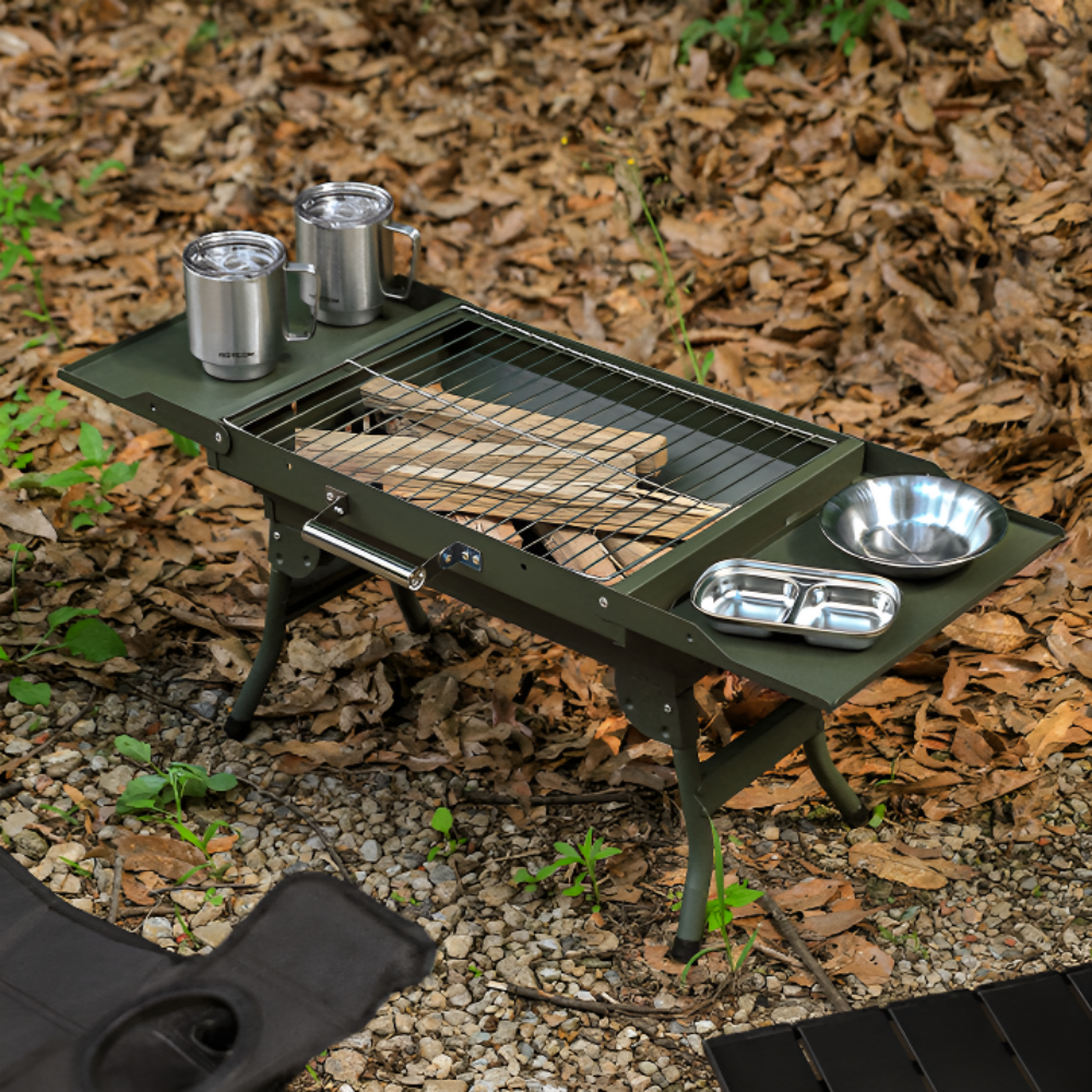 테이블화로 숯불구이 그릴 바베큐 캠핑 화로대 접이식 화롯대