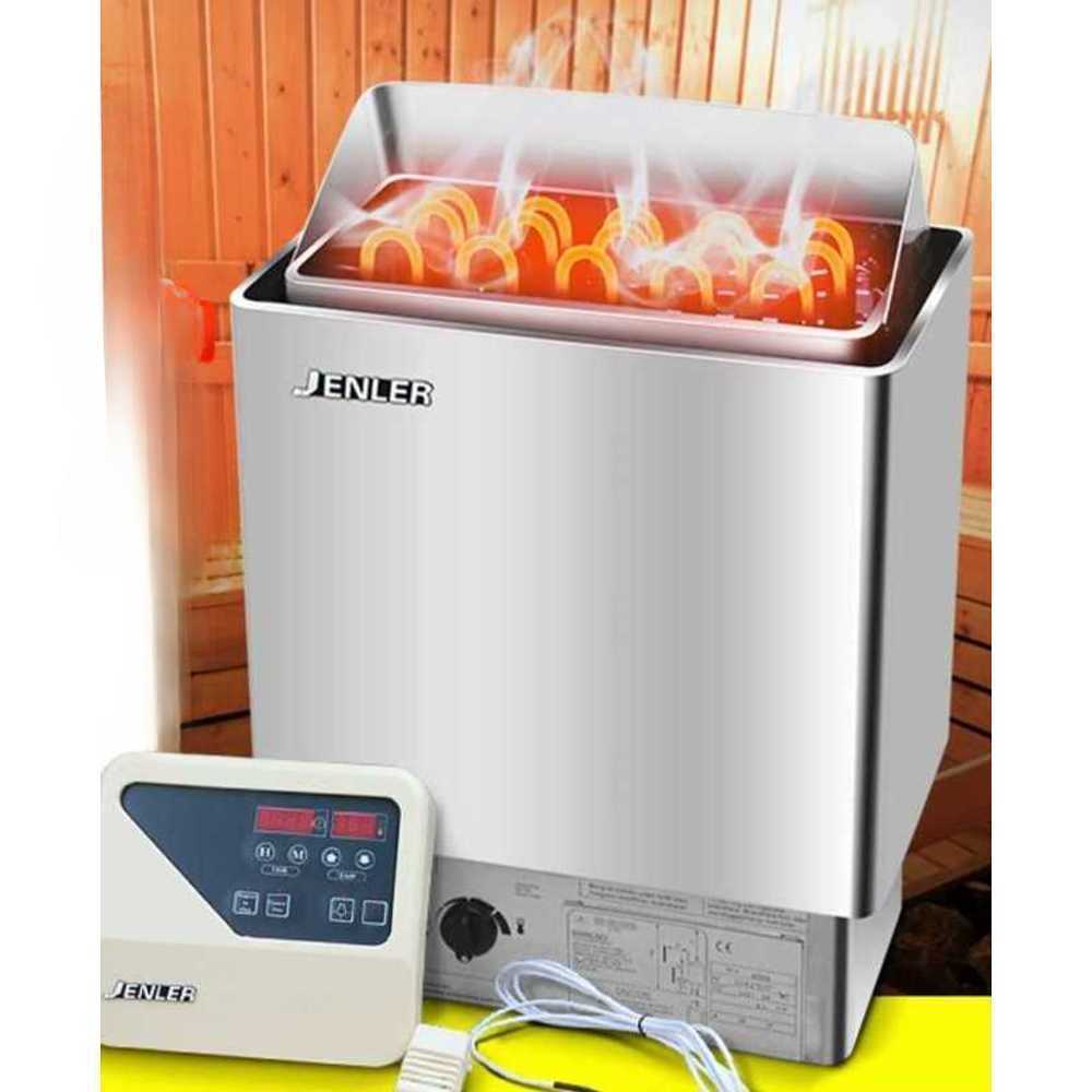 사우나 히터 사우나텐트 돌난로 목욕탕 화산석 증기 3.6KW 내부 제어 미니 히터 - 상품 이미지