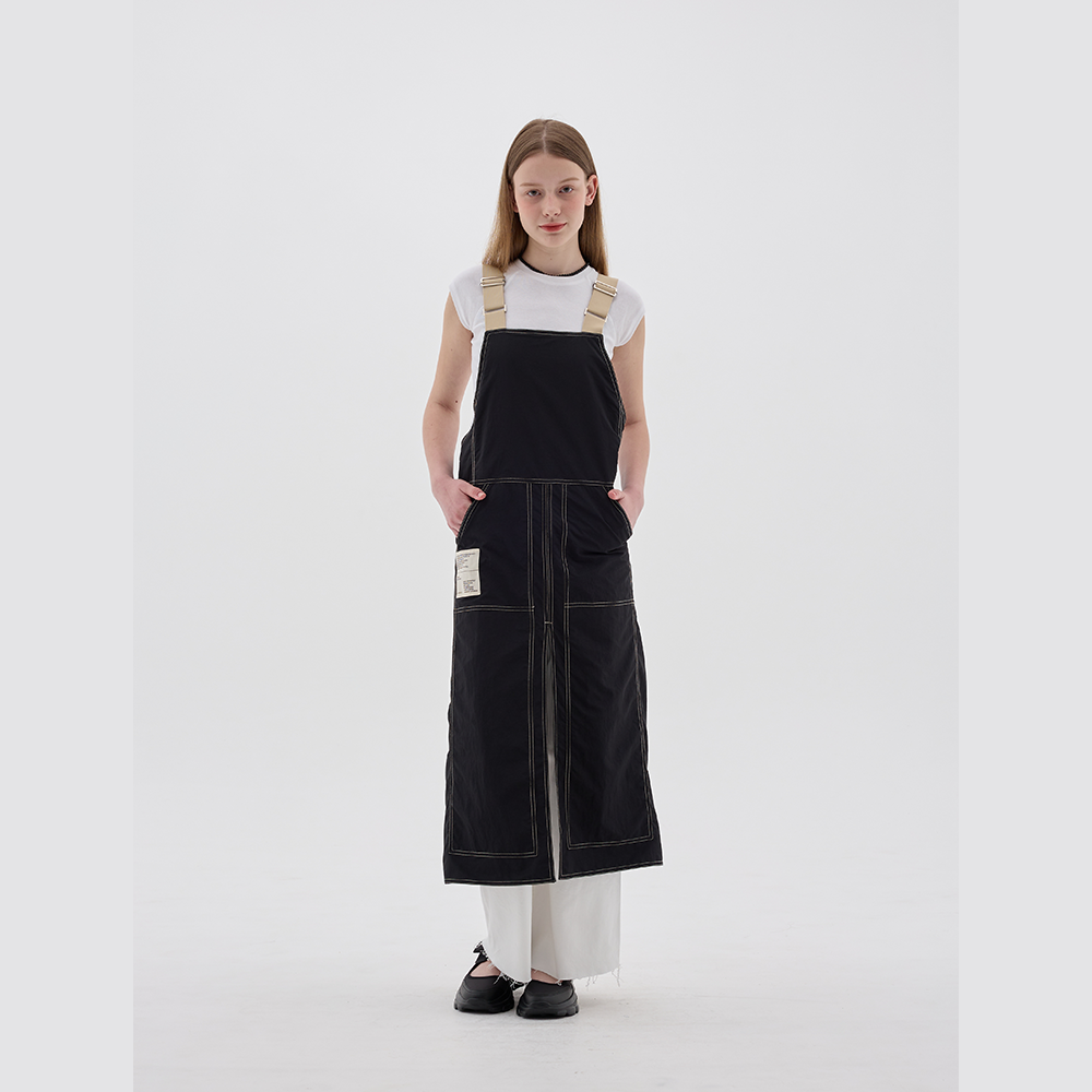 루카너스 데이즈 방수 에이프런 롱 원피스형 예쁜 네일앞치마 카페 공방 미용앞치마