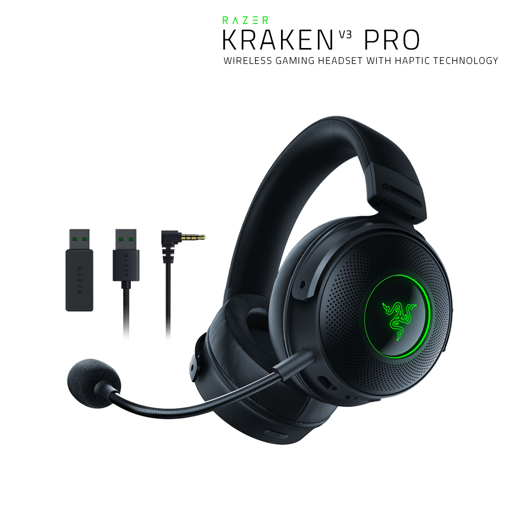 레이저코리아 크라켄 V3 프로 Razer Kraken V3 Pro 유무선 게이밍 헤드셋 - 상세 이미지 2