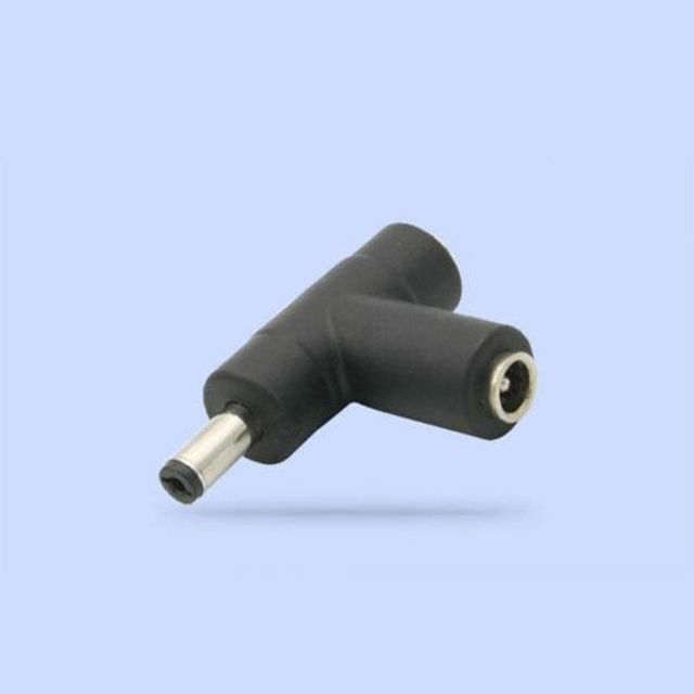 coms DC 전원 변환 젠더 F형 꺾임 5.5 F x 2 5.5 M : 디지탈파인드