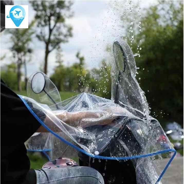 호환 전기자전거 방수커버 투명 보호덮개 방한 핸들 계기판 스쿠터 - 상세 이미지 3