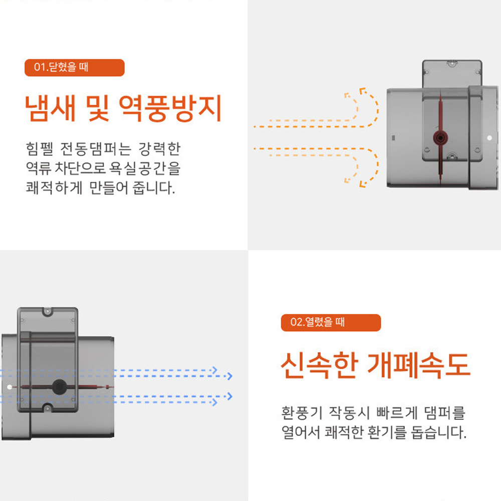 1+1 힘펠 HV3-80X (MD-N) 제로크 환풍기 자가설치 이미지 4