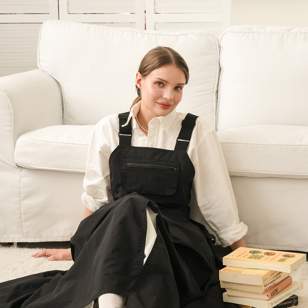 루카너스 하이디 에이프런 방수 미용앞치마 네일앞치마 카페 공방 애견미용 자체제작 2종