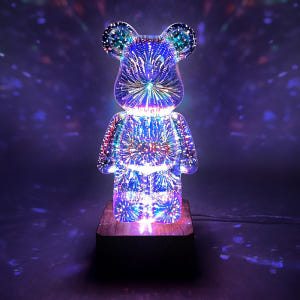레토 3D 무드등 곰돌이 불꽃놀이 LED 조명 집들이선물 인테리어소품 솔직 후기 | 실제 배치 사진 포함 - 상품 이미지 2