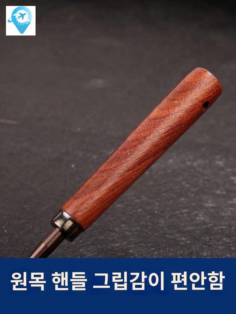 우드핸들 바리스타 롱핸들 커피 계량스푼 스테인레스 - 상세 이미지 4