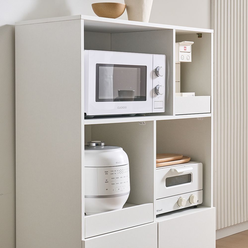 보리지 800 전자렌지대 주방 밥솥 렌지대 수납장