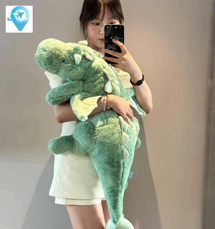 공룡 쿠션 인형 안고자는 베개인형 대형  용 청룡 베개 드래곤 - 상세 이미지 3