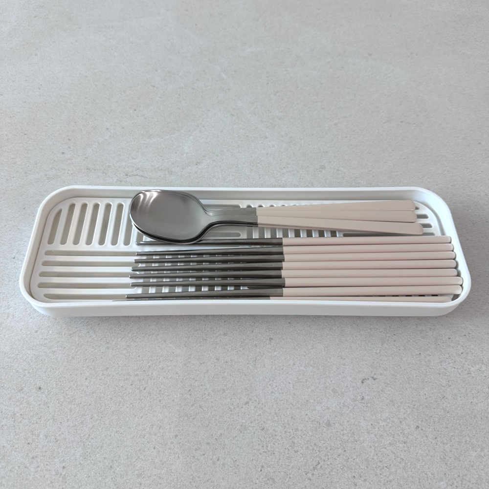 물빠짐 트레이 수저 컵 식기 건조대 물때 예방 - 상세 이미지 2