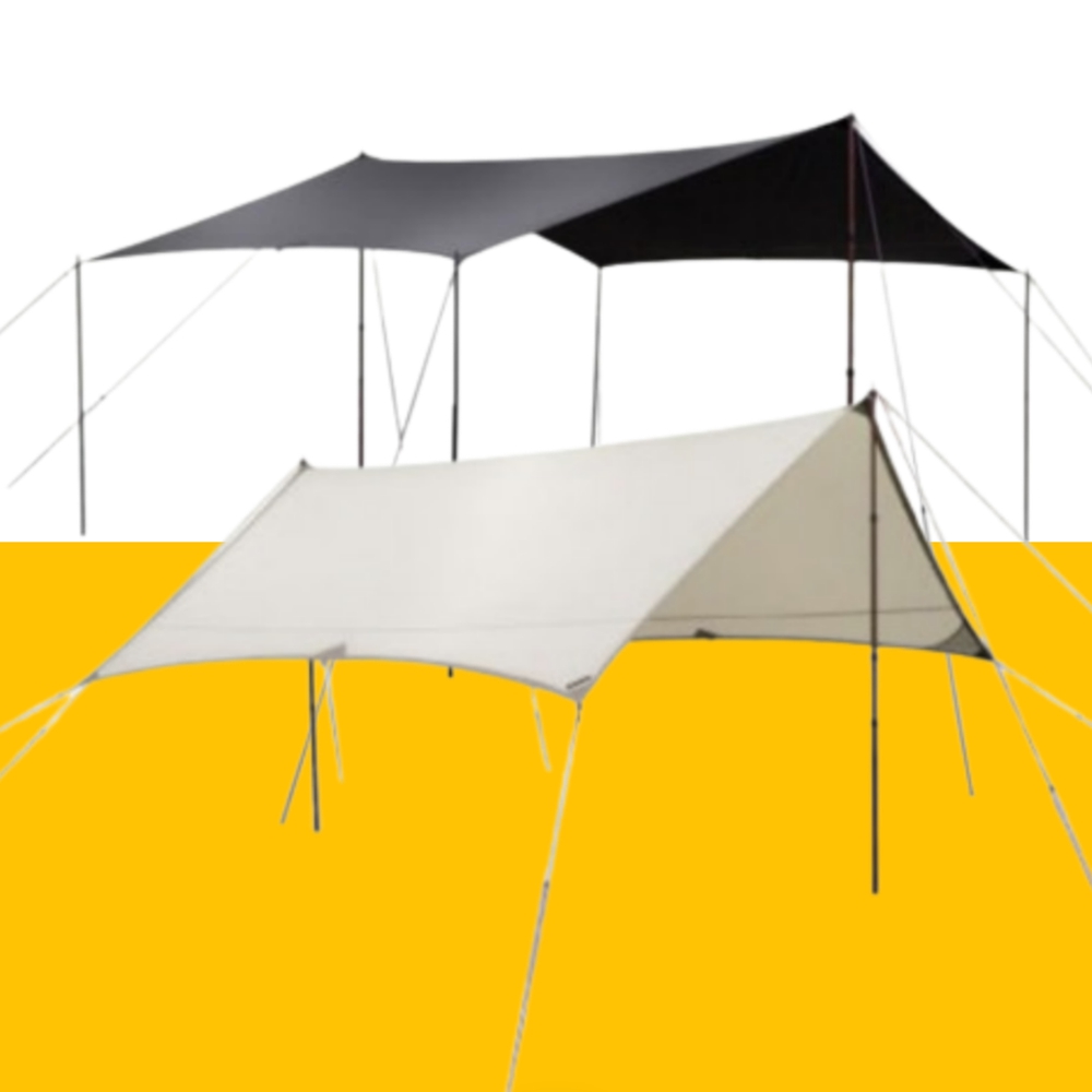 노스피크 플레이어 타프 2 백패킹 경량 미니멀 그늘막 렉타 헥사 타프