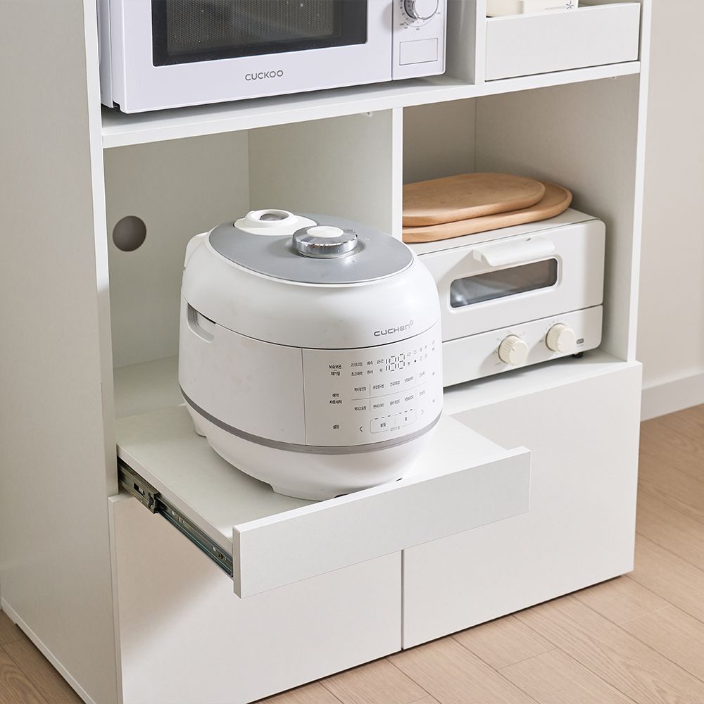 보리지 800 전자렌지대 주방 밥솥 렌지대 수납장