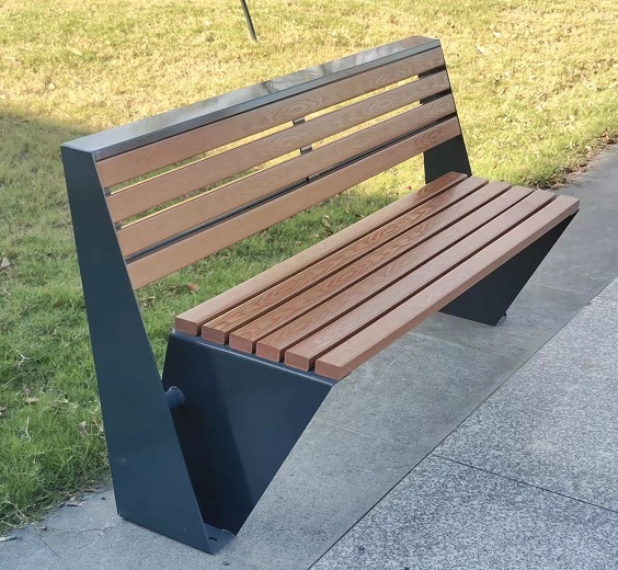 나뭇잎 모양 야외 벤치 공원 인테리어 가드닝 정원 의자 나무