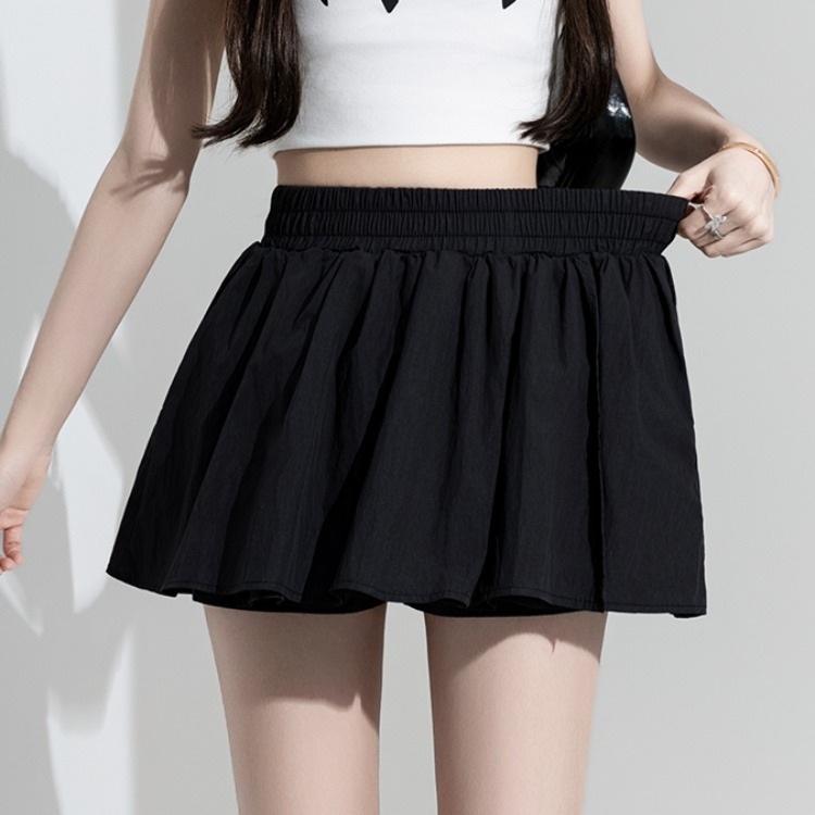 아이브 안유진 스커트 플리츠 인스타그램 A라인 밴딩 의상 옷 패션 - 상세 이미지 3