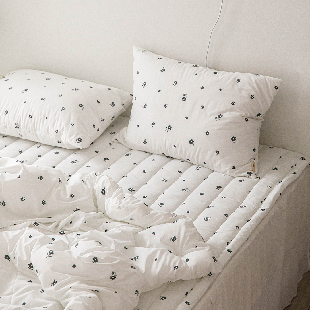 (건조기 가능)부드럽고 폭신한 모달 누빔패드 (뒷면 밴딩)