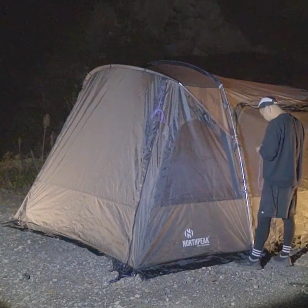 노스피크 네오 어닝 텐트 카 도킹 차박 텐트