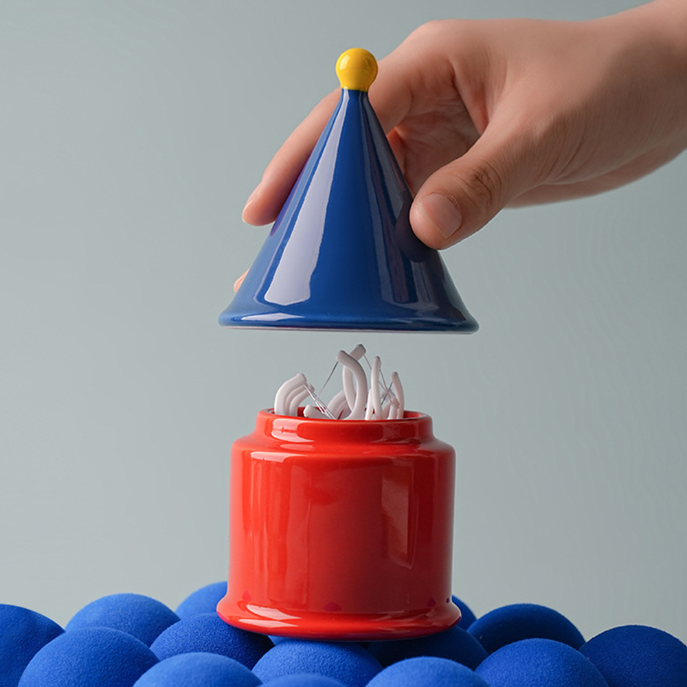 파티콘 면봉케이스 면봉통 휴대용 보관함 세라믹 디스펜서 치실 이쑤시개