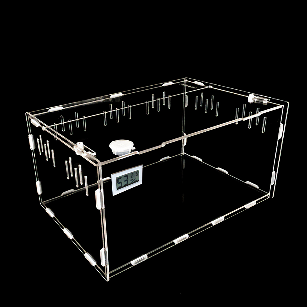아크릴 사육장 도마뱀 크레스티드 게코 파충류 케이지 29X19.6X15 가로형 - 상세 이미지 2