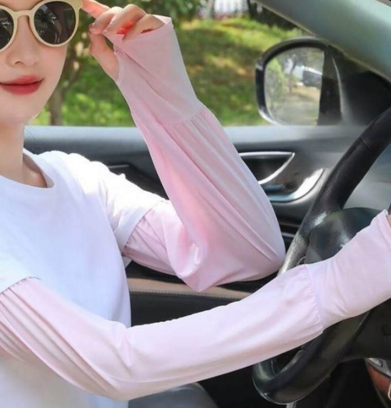 헐렁한팔토시 차량용 시원한 운전 레이스 쿨토시 손등형 야구 손등 - 상세 이미지 2