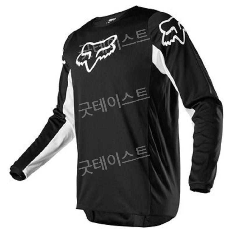 다운힐 저지 사계절 의류 자전거 사이클링 산악 MTB 바이크 오토바이 스포츠웨어 상의 A 그린블랙 XXXS - 상세 이미지 4