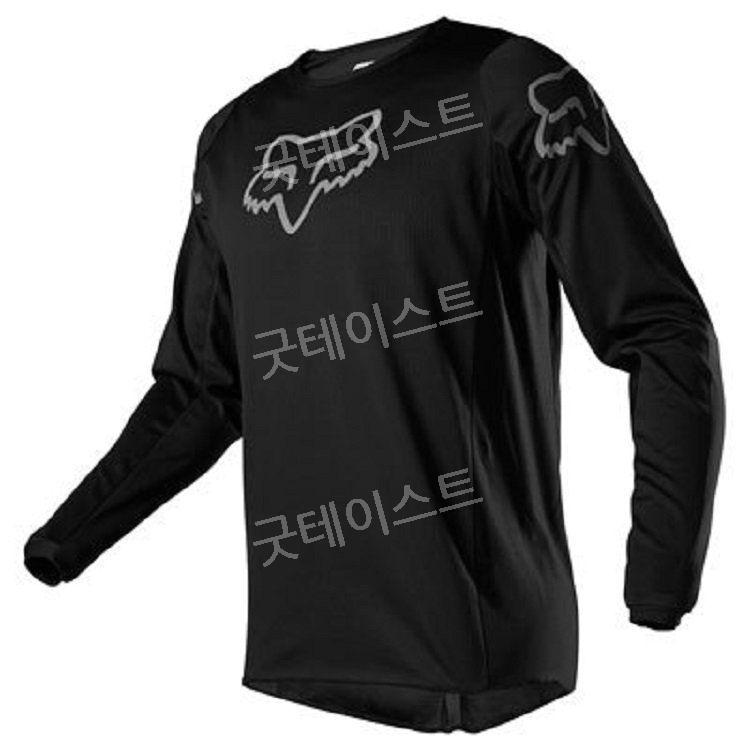 다운힐 저지 사계절 의류 자전거 사이클링 산악 MTB 바이크 오토바이 스포츠웨어 상의 A 그린블랙 XXXS - 상세 이미지 3