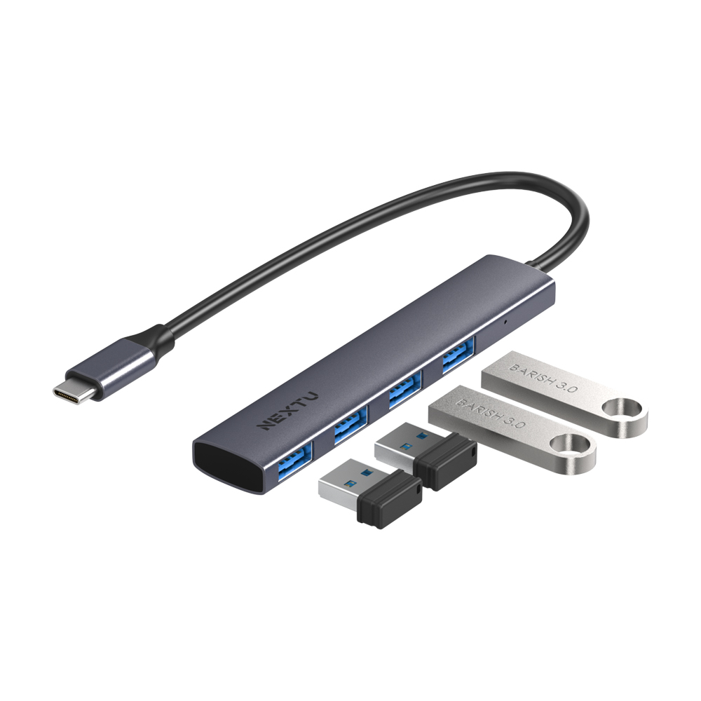 넥스트유 유소르 4포트 USB C타입 멀티허브 - 상세 이미지 3