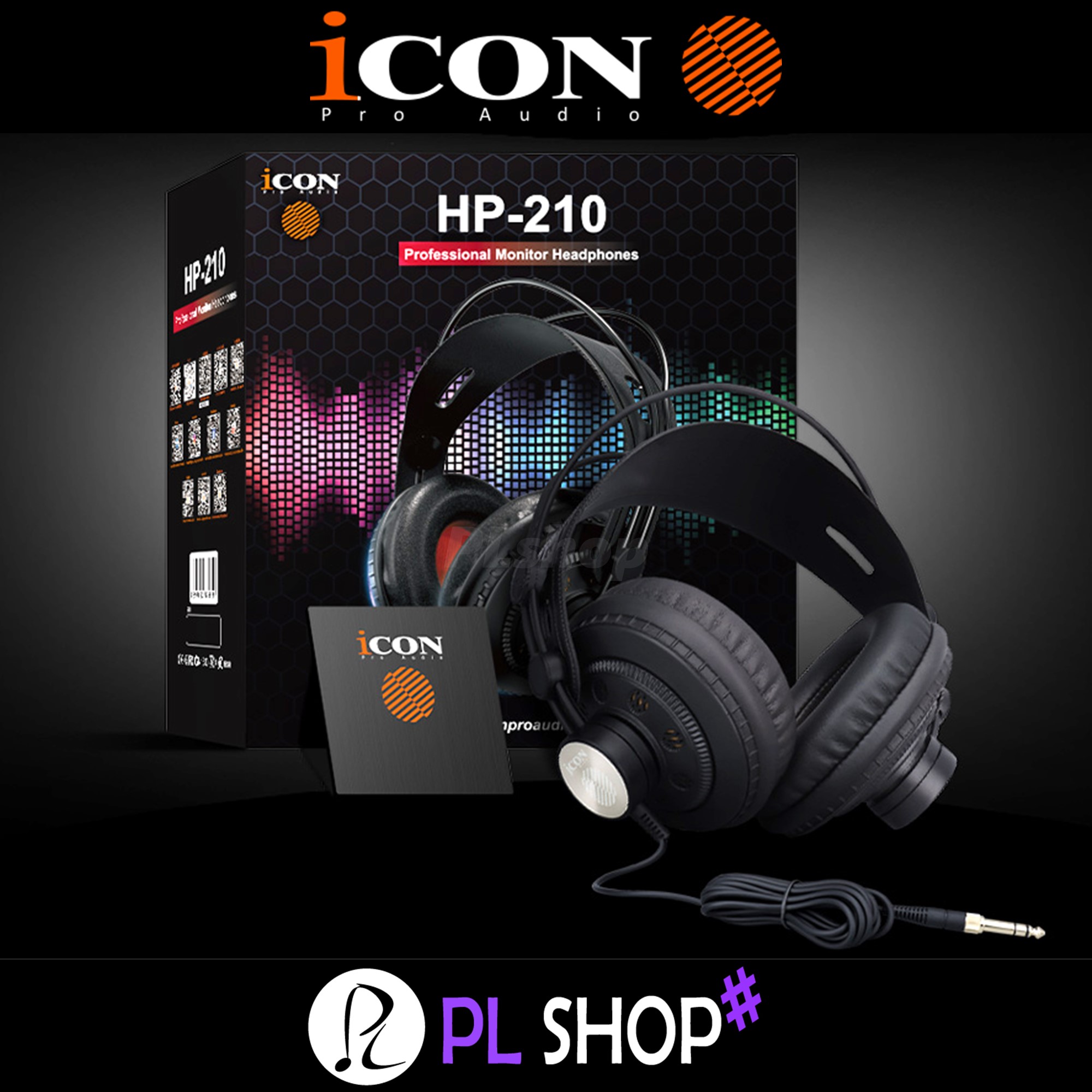 iCON HP210 아이콘 HP-210 세미오픈형 프로페셔널 모니터링 헤드폰 - 상세 이미지 5
