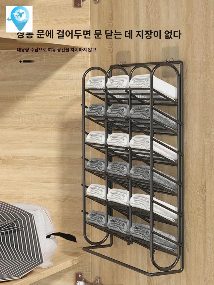 양말정리함 속옷 정리함 정리 수납 벽걸이형 벽걸이 팬티 칸막이 양말 브래지어 - 상세 이미지 2
