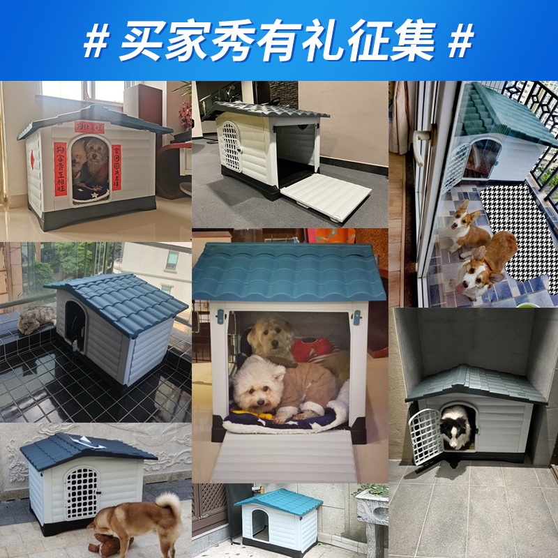 야외 개집 견사 대형 실외 강아지 대형견 마당 고양이 - 상세 이미지 3