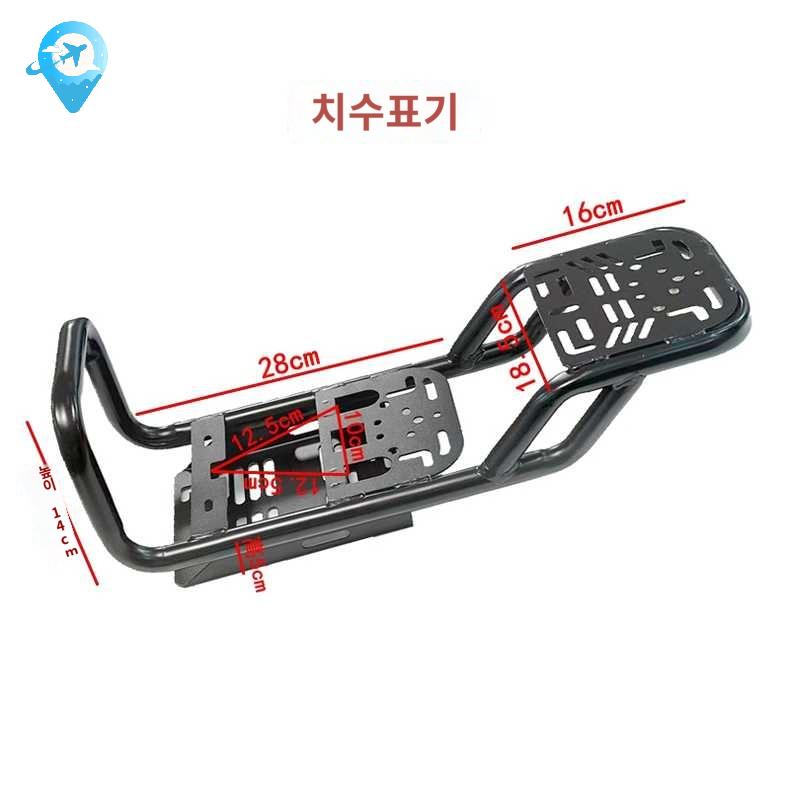 호환 전기자전거 짐대 탑박스 짐받이 전동스쿠터 - 상세 이미지 4