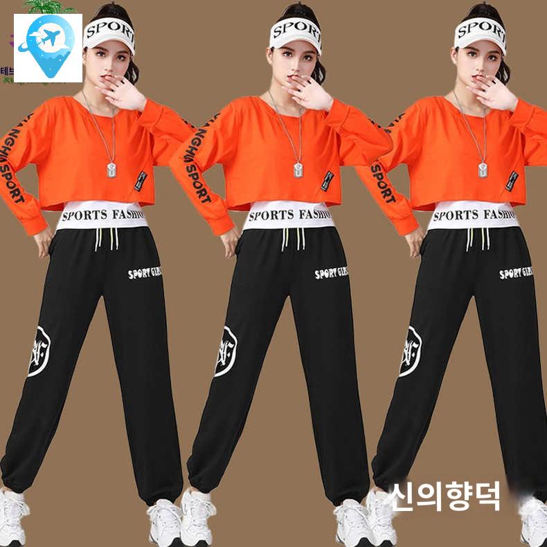 줌바댄스복 방송댄스복 에어로빅복 트레이닝 줌바복 형광 웨어 - 상세 이미지 3