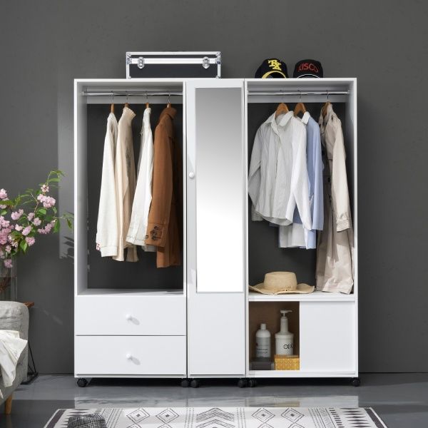 보잉보잉 시스템행거 1600 이동식 서랍 행거 드레스룸 - 상세 이미지 4