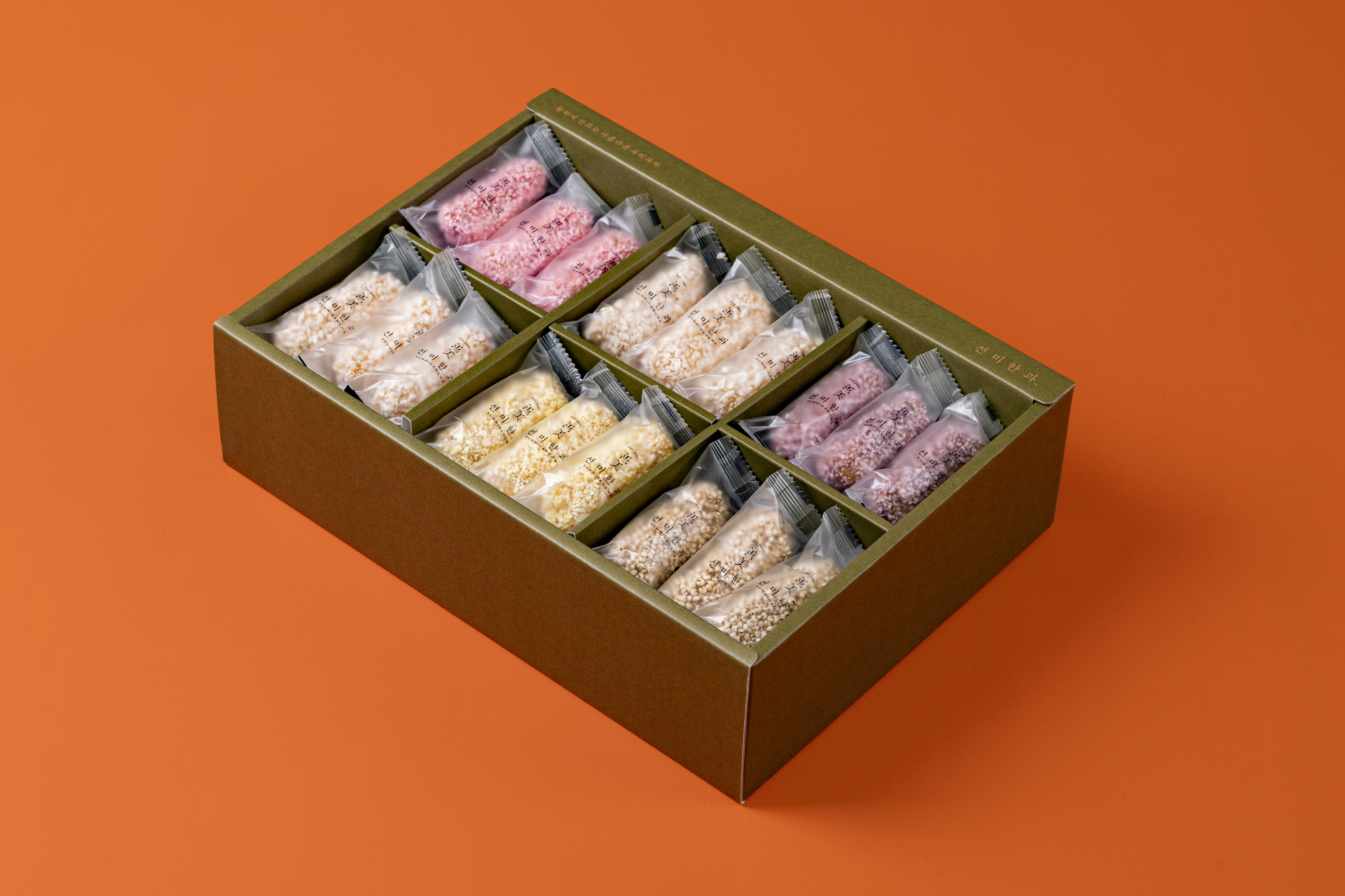 [선미한과] 미 청송 개별포장 3단 54개입 강릉 모둠 세트 한과 상견례 답례품 선물