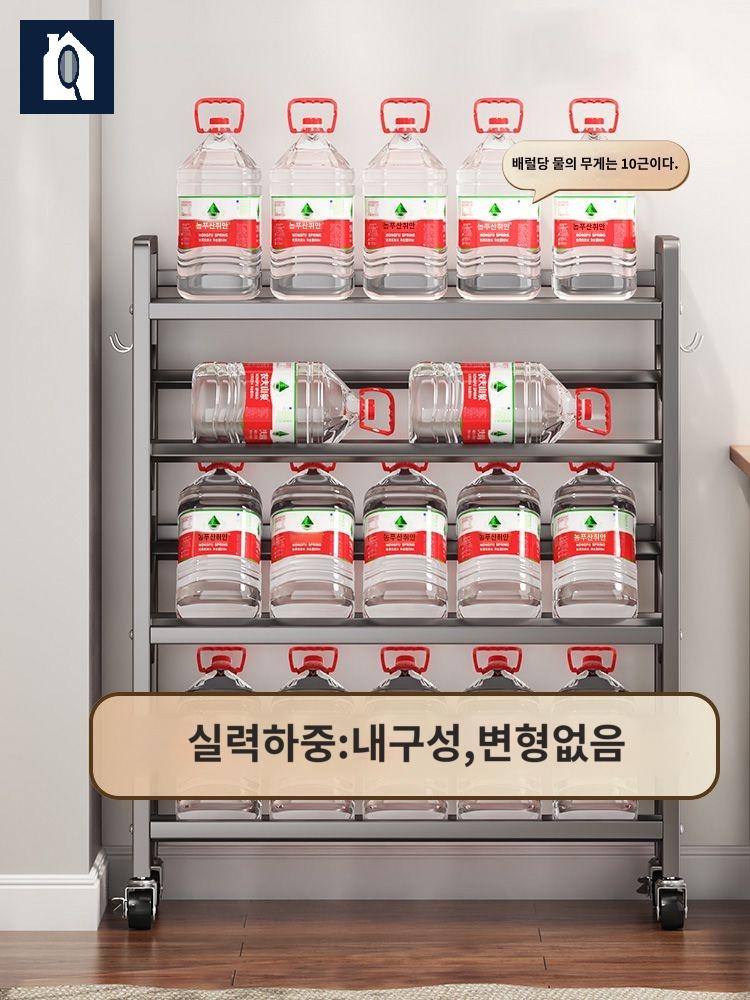 이동식 북트롤리 간이 북트레일러 책꽂이 북카트 - 상세 이미지 2