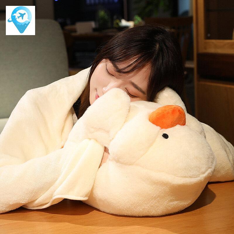 오리 인형 베개 베개담요 책상 - 상세 이미지 3