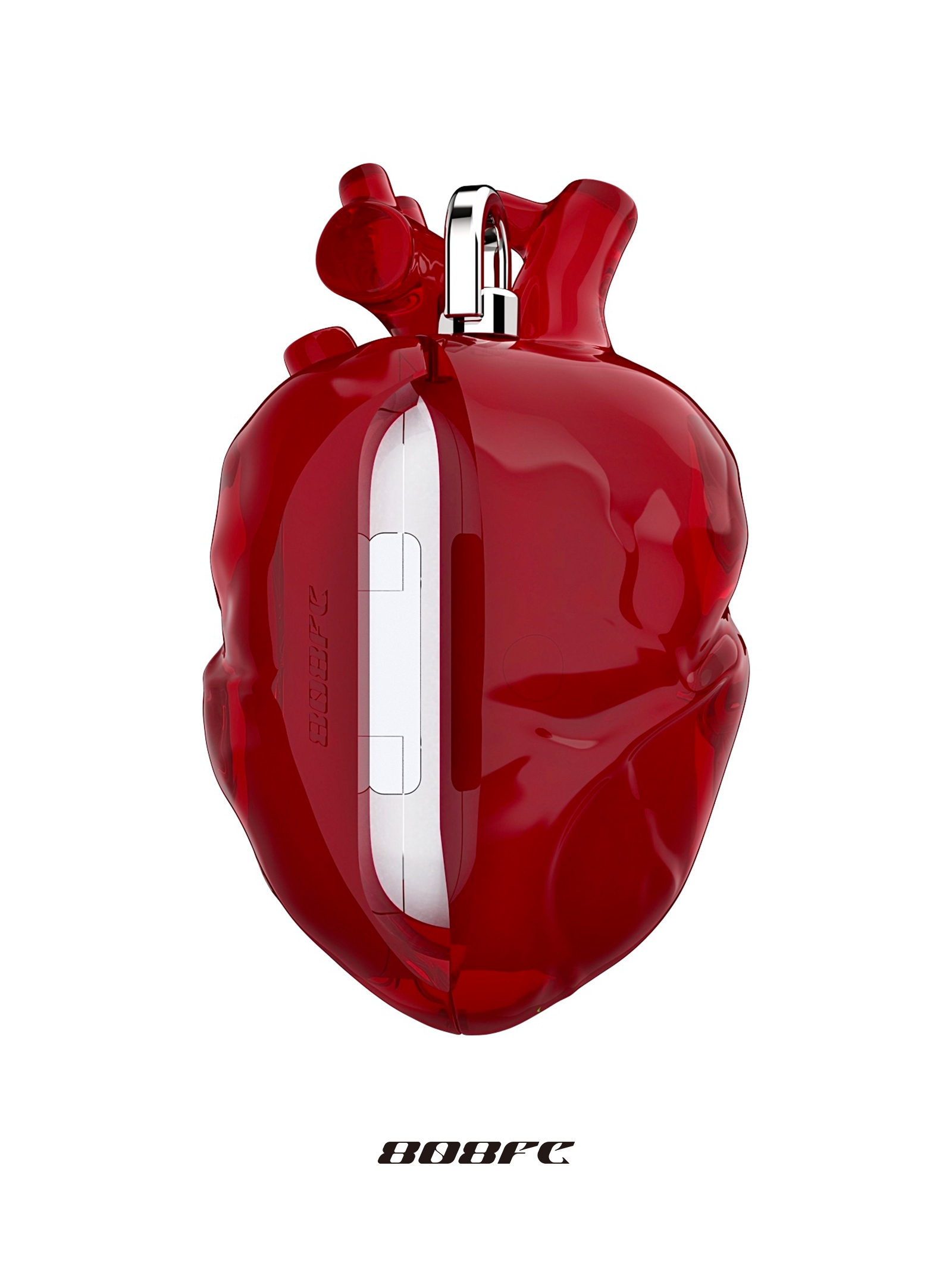 808FC 심장 에어팟프로 케이스 Heartcase 유니크 실리콘 케이스 airpods pro - 상세 이미지 5