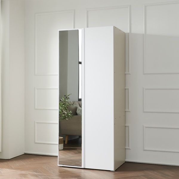 알렌 800 틈새수납장 틈새장 옷 거실 수납장 베란다 다용도 가방 전신 거울 거실 슬림 높은 - 상품 이미지