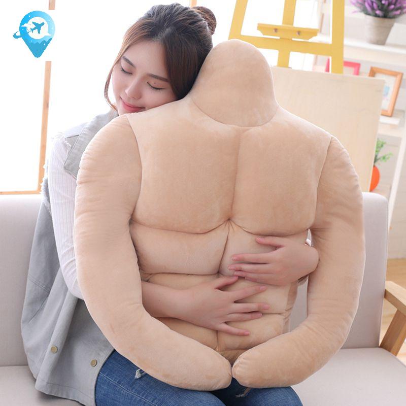 몸짱 낮잠베개 선물 가상남친 쿠션 남성친구 베개  팔베개인형 근육맨 - 상세 이미지 5