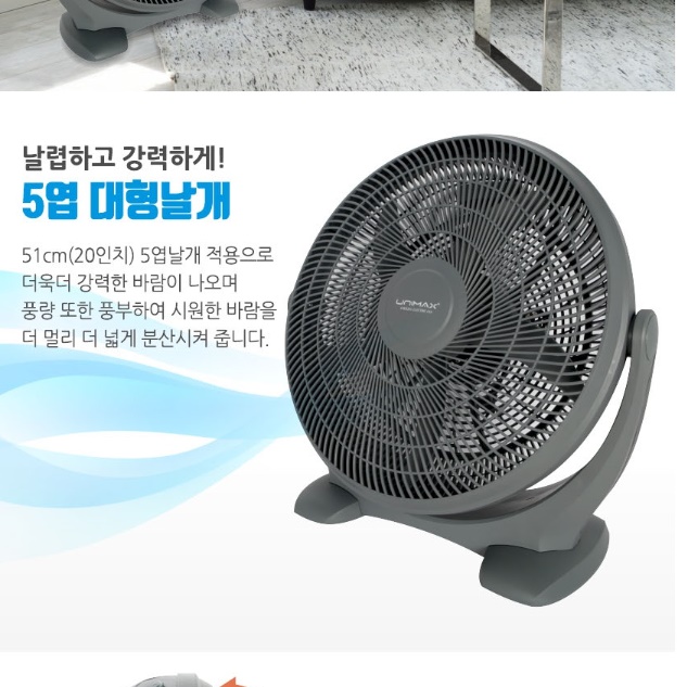 대형 박스형 선풍기 박스 선풍기 빈티지 레트로 사무용 사무실 선풍기 - 상세 이미지 3