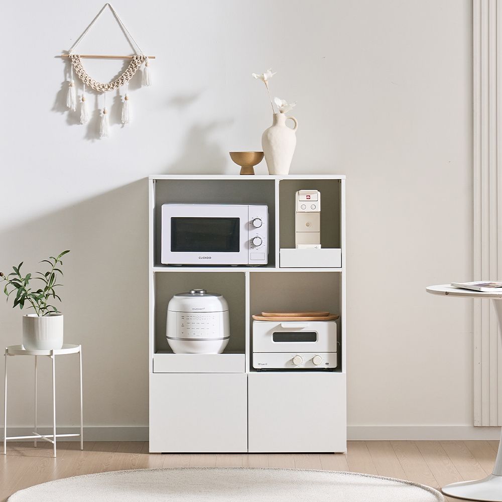 보리지 800 렌지대 주방 밥솥 전자렌지 수납장