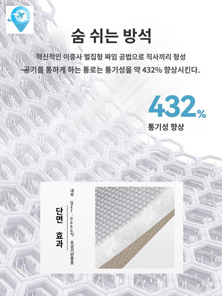 시트 통풍 자동차방석 차량용 논슬립 방석 풀셋트 - 상세 이미지 3
