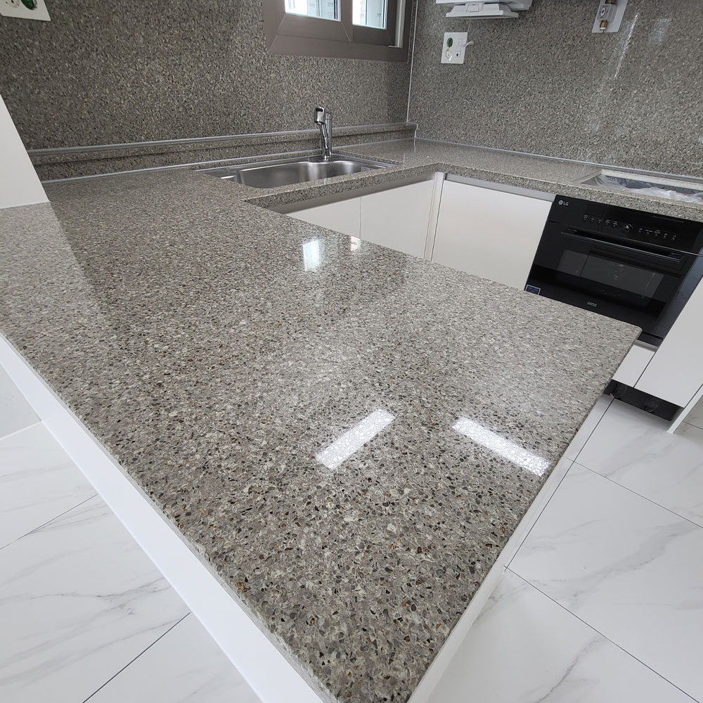 하이글 주방 상판 순수 연마 광택 인조대리석 싱크대광택 기스 얼룩 제거