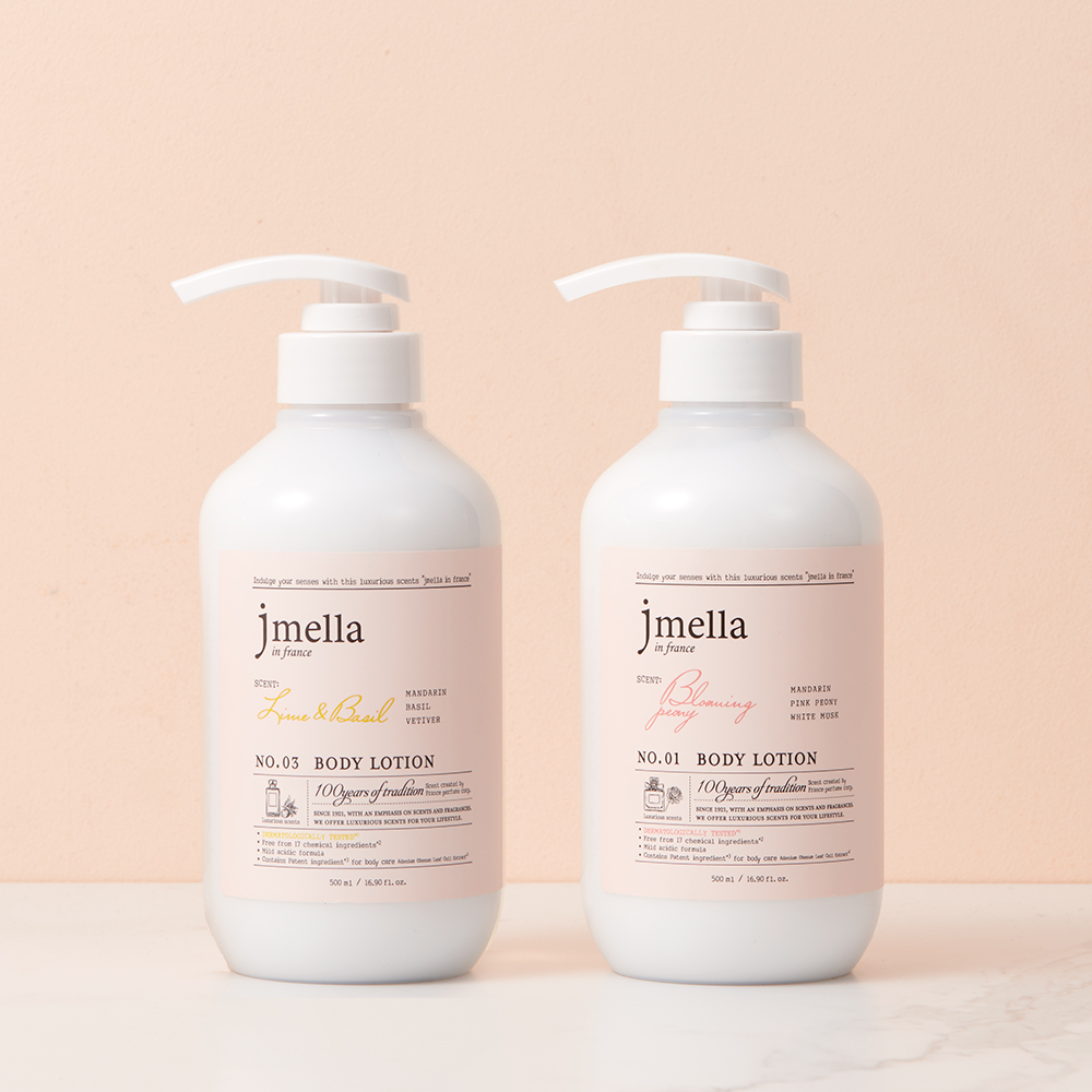 1+1 제이멜라 페이보릿 퍼퓸 향기 좋은 바디 로션 500ml 6가지 향 - 상품 이미지
